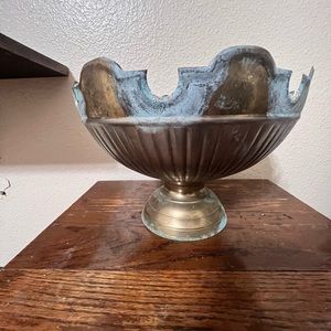 Vintage brass champagne Bucket
